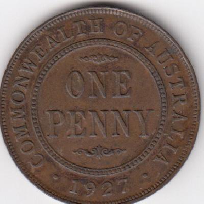Beschrijving: 1 Penny GEORGIUS V 